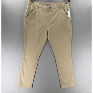 Old Navy Uniform Skinny Chino Pants Girls Size 18 Plus Khaki School Stretch NEW